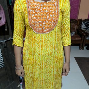 EMBROIDERED KURTA