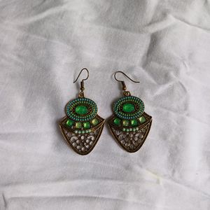 Green Earring