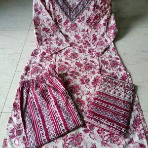 Cotton Kurta Set