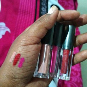 Combo Of 3 Mini Matte Lipstick