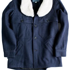 Women Warm Jacket Navy Blue