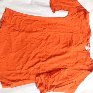 Orange Tunic Top