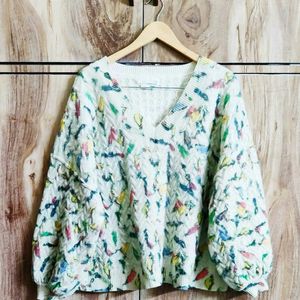 Pista Colour Printed Baggi Sweater Size-46-48