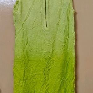 Noi: Lime green Sleeveless Top (Must Buy)