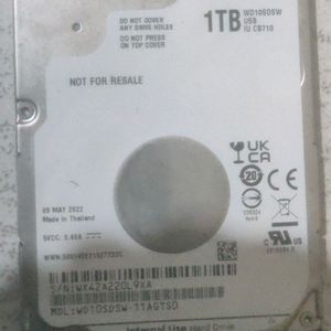 Western Digital 1TB Hard Drive