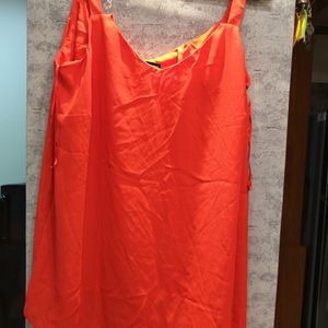 Plus Size Dorothy Perkins Neon Orange  Top