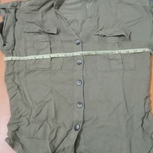 Shirts Olive Green Colour