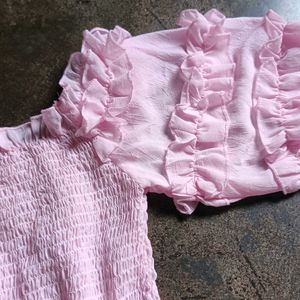 Baby Pink Korean Top