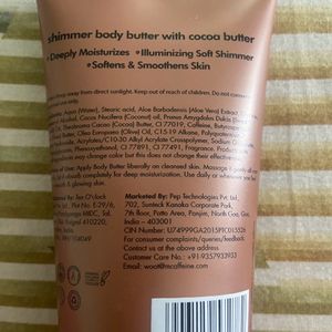 Mcaffeine Shimmer Body Lotion