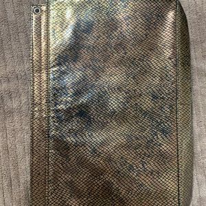 🔥Sale-Brass Shade Snake Print Hand Bag