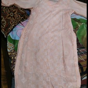 Cotton Chikankari Kurti