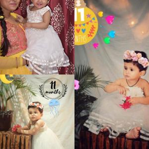 (9month-1.5yr)Fairy White Frock/Gown