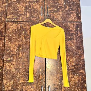 Yellow Cut Top