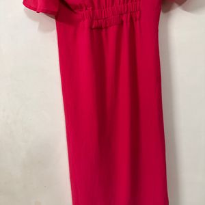 Pink Casual Midi For Everyday Wear