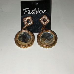 A Medium Sized Golden Earrings