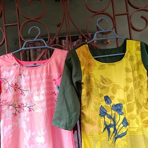 Combo Of 2 Beautiful Printed Kurtas