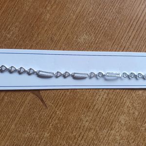 Daimond Bracelet Ladies Pure Silver ✔