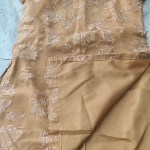 ORGANZA KURTA WITH SHANTOON BOTTOM