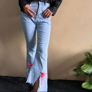 Flared High Waist Jeans🎀