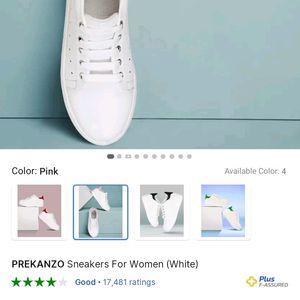 Prekanzo Sneakers White Women ||size 5|| Only 3 Ti