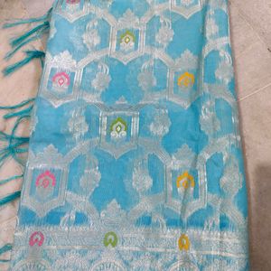 Banarasi Cotton Linen Saree