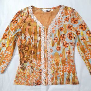 Vintage Lace Patchwork Top