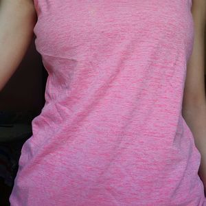 Pink Tank Top 💓 Also Can Wear It In GYM