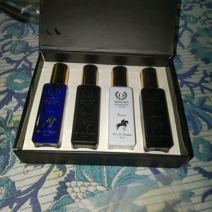 4 Perfumes Set By Denver Box Packing New