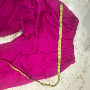 Magenta Stitched Suit with Lining never Used