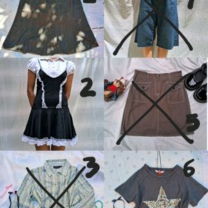 9..COMBO Y3K TOPS SKIRTS/DRESS♡♡