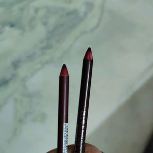 Set Of 2 Lip Liners Burgundy & Purple