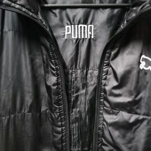 Puma Men Nylon & Net Standard Length Jacket