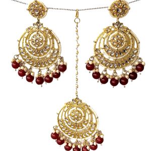 Gold-Plated Traditional Rajasthani Jewellery set