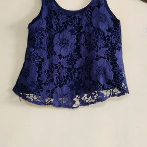 Sleeveless Lace Top