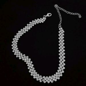 Silver Sparkling Chokar/Necklace