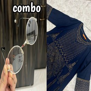 Combo Glasses 🤓 With kurti