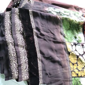 Multi Design Saree