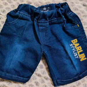 Denim Shorts For Babies