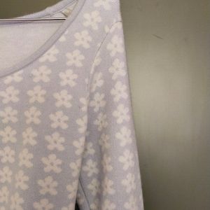 Flower Pattern Cropped Sweater