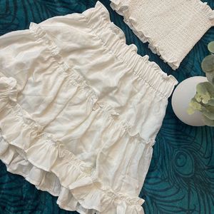 White Beach Baby Co Ord Set