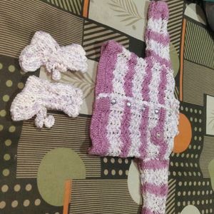 Kids Handmade Sweater Booties Woolen