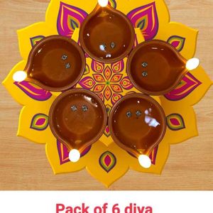 Water Sensor Diya Pack of 6