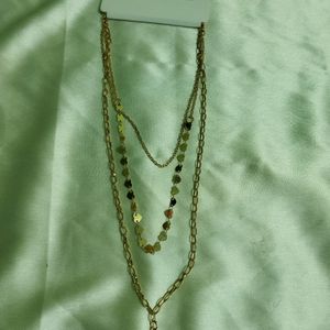 3 Layer Golden Necklace