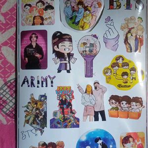 100 BTS Stickers