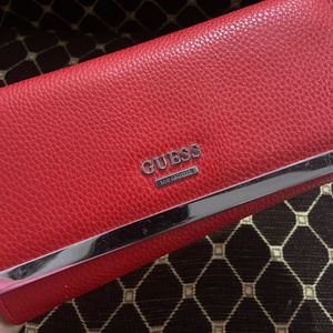 ORIGINAL GUESS RED WALLET