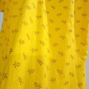 Beautiful Bright Yellowish Kurti 😍