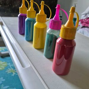 RANGOLI COLOURS WITH BOTTLE