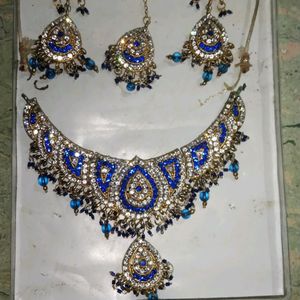 Blue Colour Jewellery Set