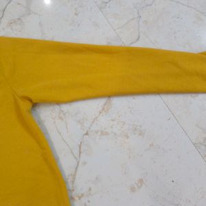 Mustard casual Boys Shirt