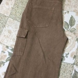 Brown Cargo Jeans